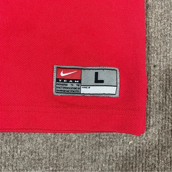 Nike Ohio State Buckeyes Basketball Jersey NCAA #0 Red Youth Large Sullinger - Picture 4 of 6